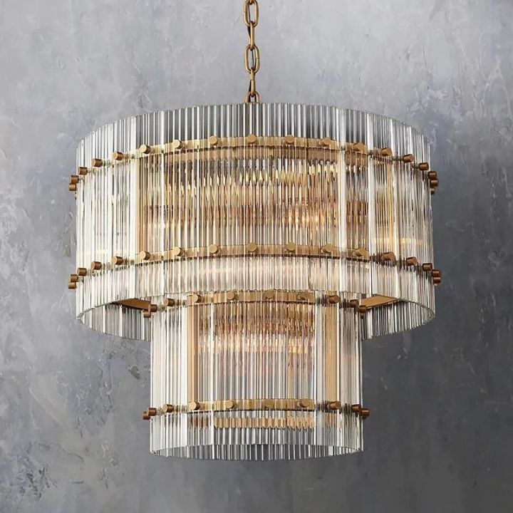 Tina Two-Tier Luxury Round Chandelier 22"