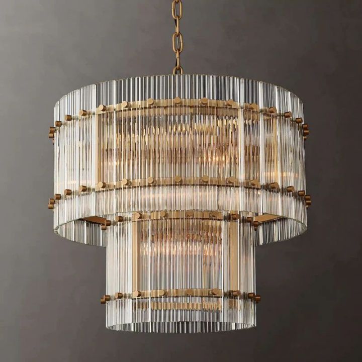 Tina Two-Tier Luxury Round Chandelier 22" - view 4