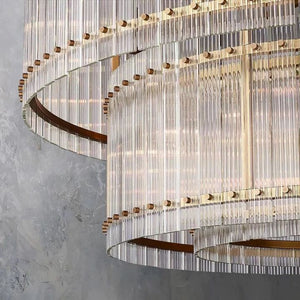 Tina Two-Tier Luxury Round Chandelier 48" - view 7