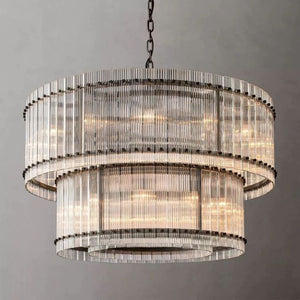 Tina Two-Tier Luxury Round Chandelier 48" - view 2