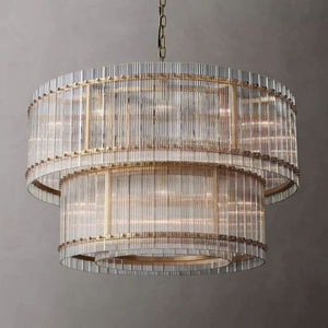 Tina Two-Tier Luxury Round Chandelier 48" - view 6