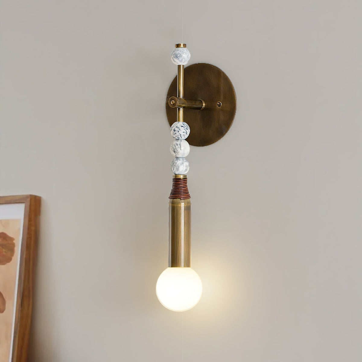 Toam Wall Lamp, brass wall sconce - view 3