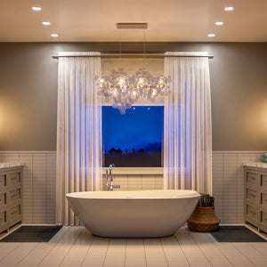 Mirella Trento Clustered Glass Linear Chandelier - view 8