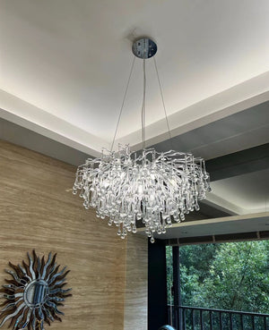 Stunning Tree Branch Crystal Chandelier with Clear Teardrop-shaped for Living/Dining Room - view 32