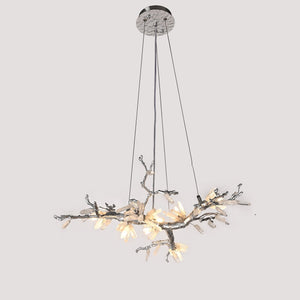 Selenite Crystal Blossom Branching Tree Chandelier - view 35