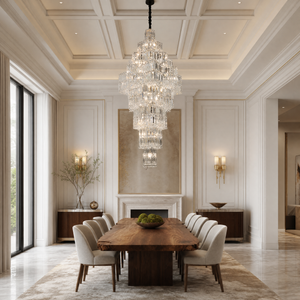 Universo Crystal Halo Chandelier