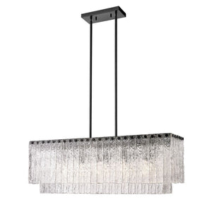 Z-Lite Linear Glass Chandelier - view 2