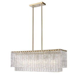 Z-Lite Linear Glass Chandelier