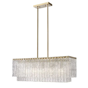 Aimee Linear Glass Chandelier