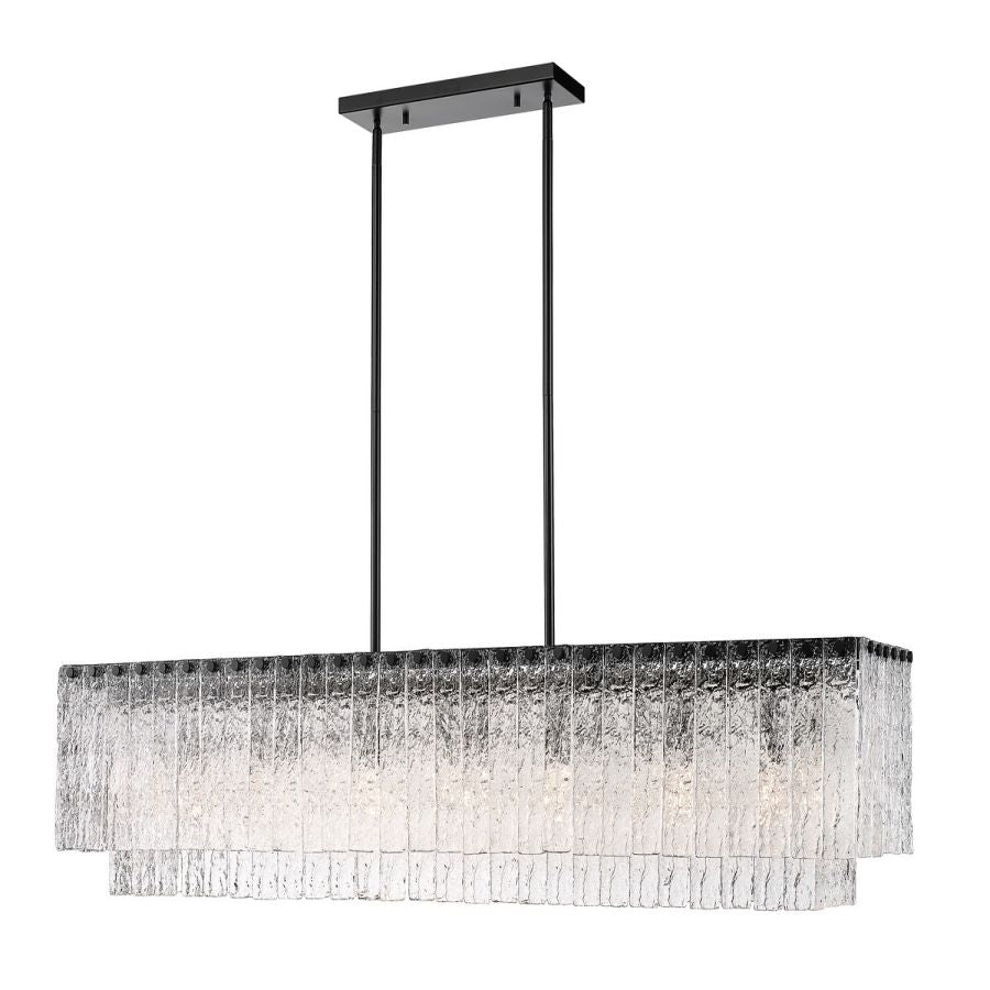 Z-Lite Linear Glass Chandelier - view 4