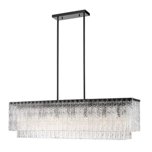 Aimee Linear Glass Chandelier - view 4