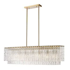 Aimee Linear Glass Chandelier - view 3
