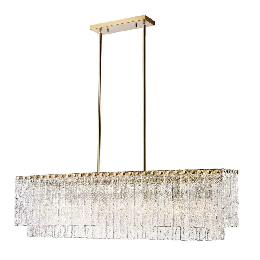 Aimee Linear Glass Chandelier - view 3