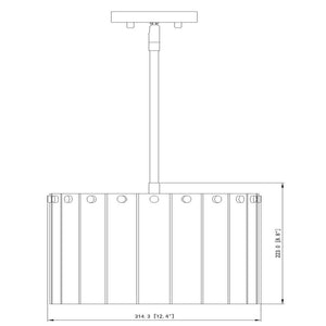 Z-Lite Glass Pendant Light - view 8