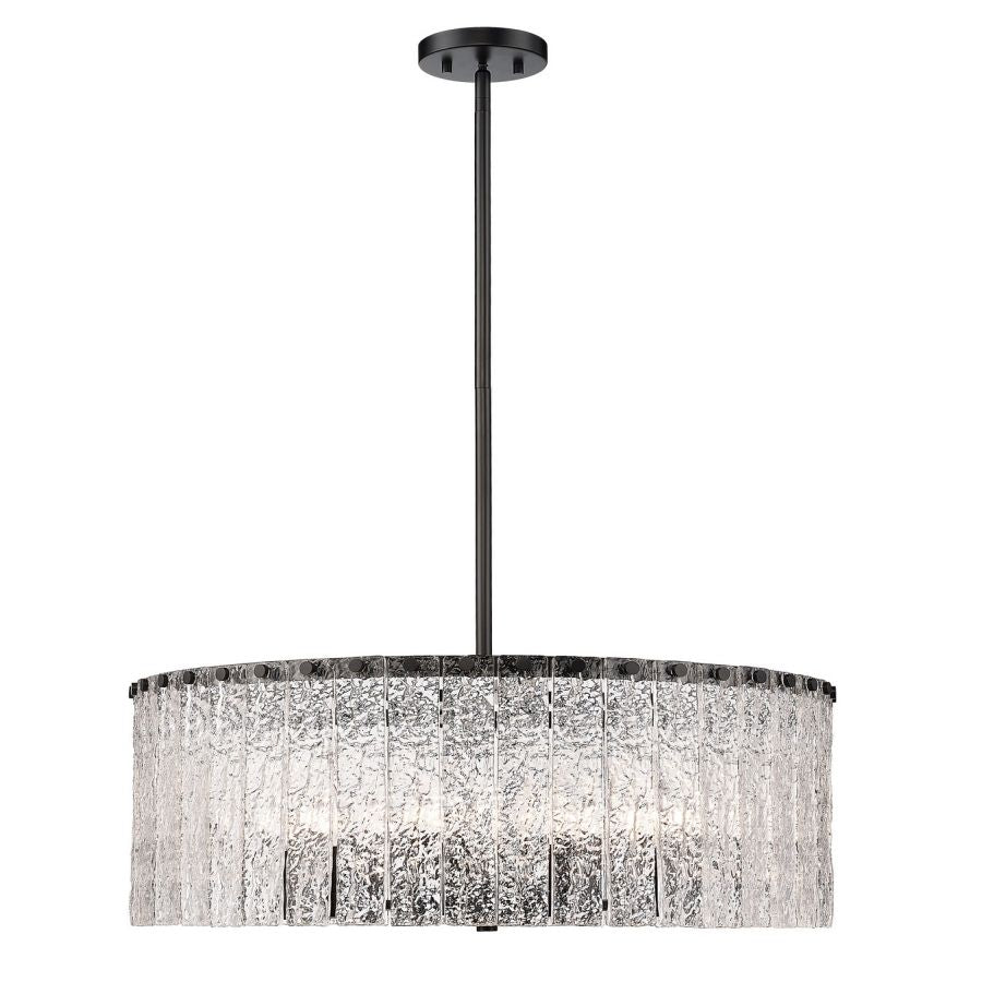 Z-Lite Round Glass Chandelier - view 2