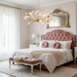 Veitchii Flower Branch Chandelier, brass - view 2