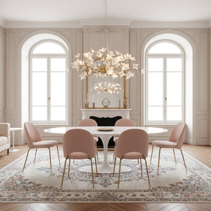 Veitchii Flower Branch Chandelier, brass - view 3