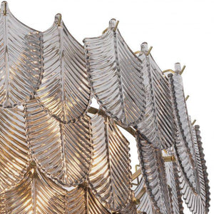 Verbier Modern Glass Chandelier S/L - Brass - view 4