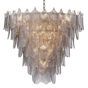 Verbier Modern Glass Chandelier S/L - Brass - view 5