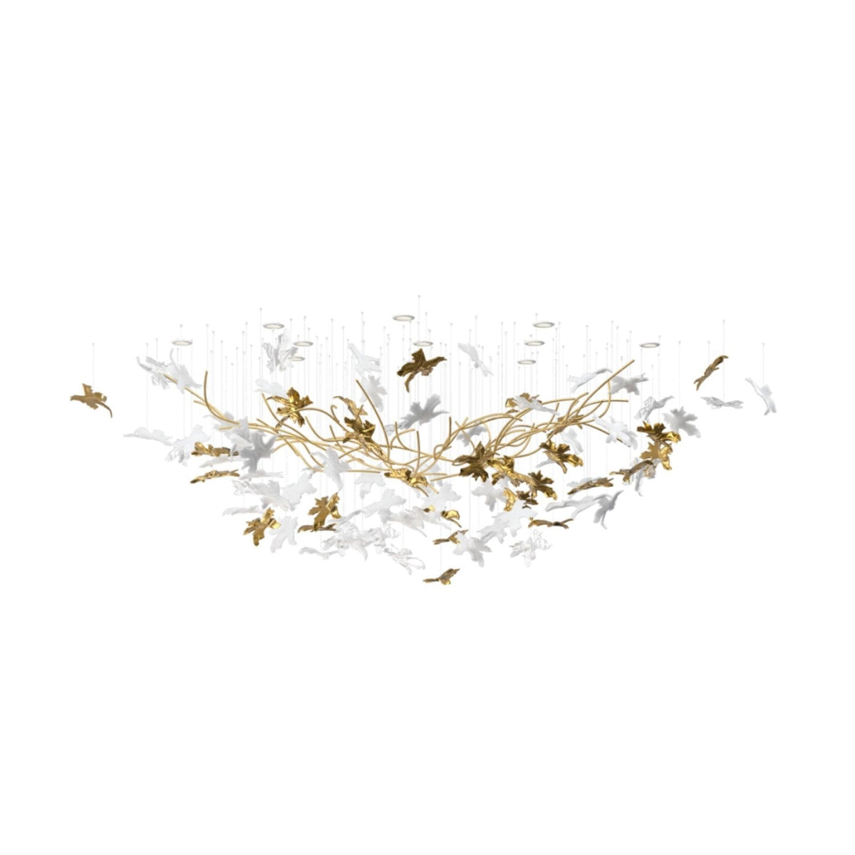 Vine Meteor Shower Crystal Spiral Chandelier - view 6