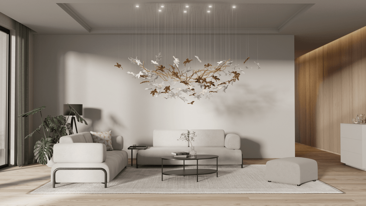 Vine Meteor Shower Crystal Spiral Chandelier - view 13