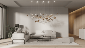 Vine Meteor Shower Crystal Spiral Chandelier - view 13