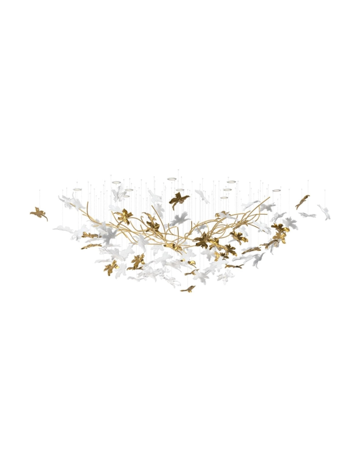 Vine Meteor Shower Crystal Spiral Chandelier - view 9