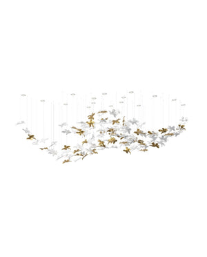 Vine Meteor Shower Crystal Spiral Chandelier - view 10