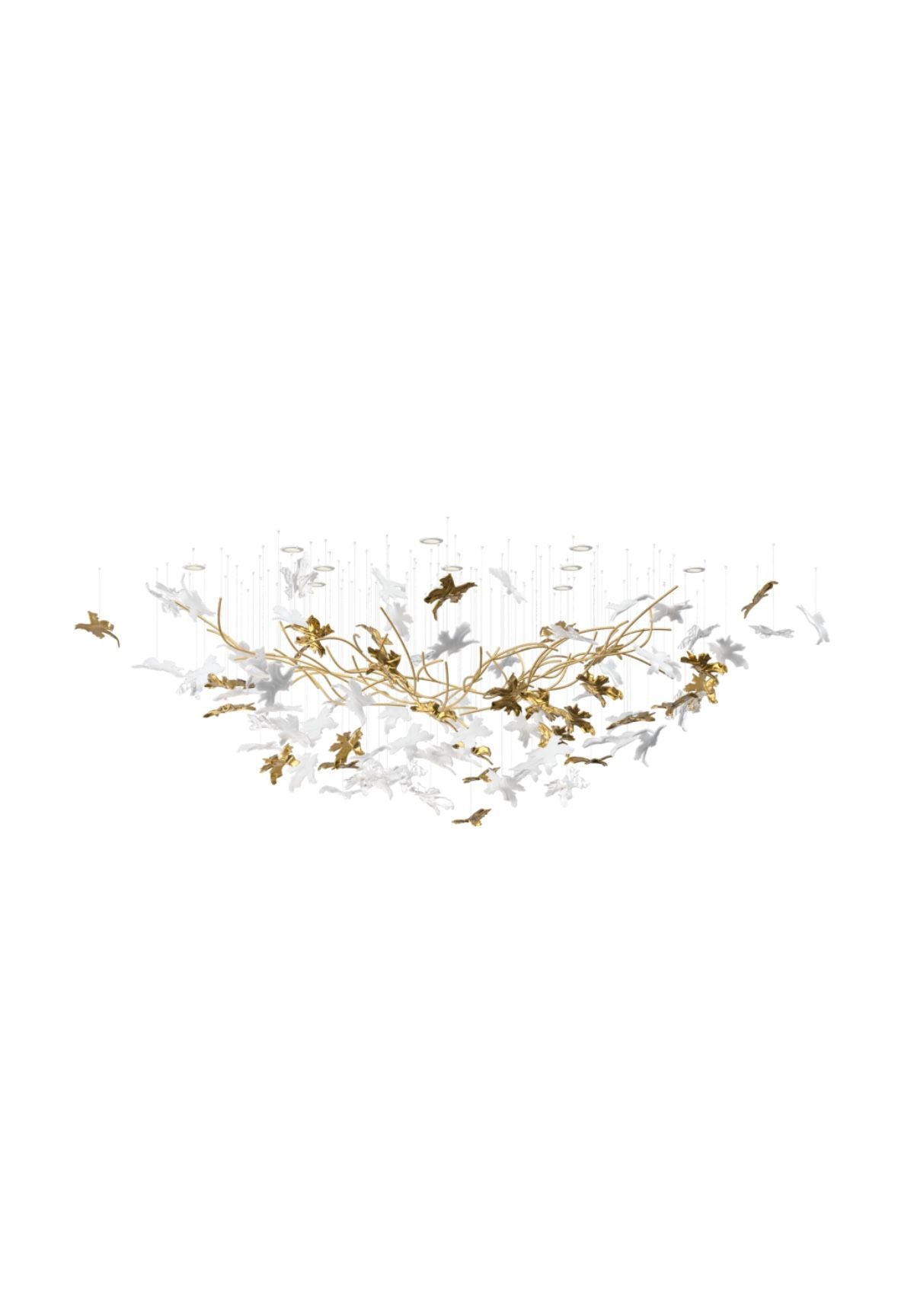 Vine Meteor Shower Crystal Spiral Chandelier - view 11