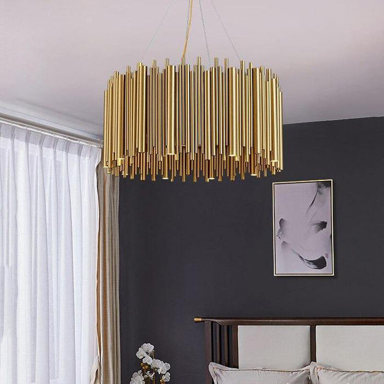 Viola Stainless Steel Chandelier - view 3