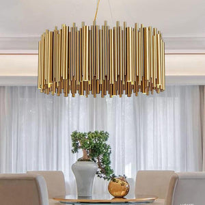 Viola Stainless Steel Chandelier - view 2
