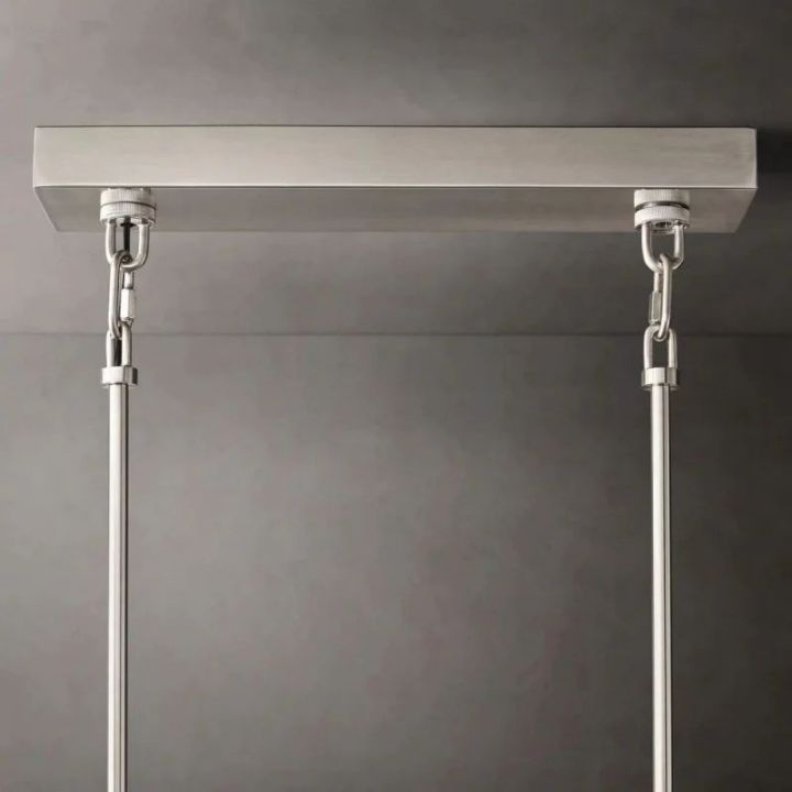 Viraag Smoke Rectangle Chandelier 77", rectangular - view 9