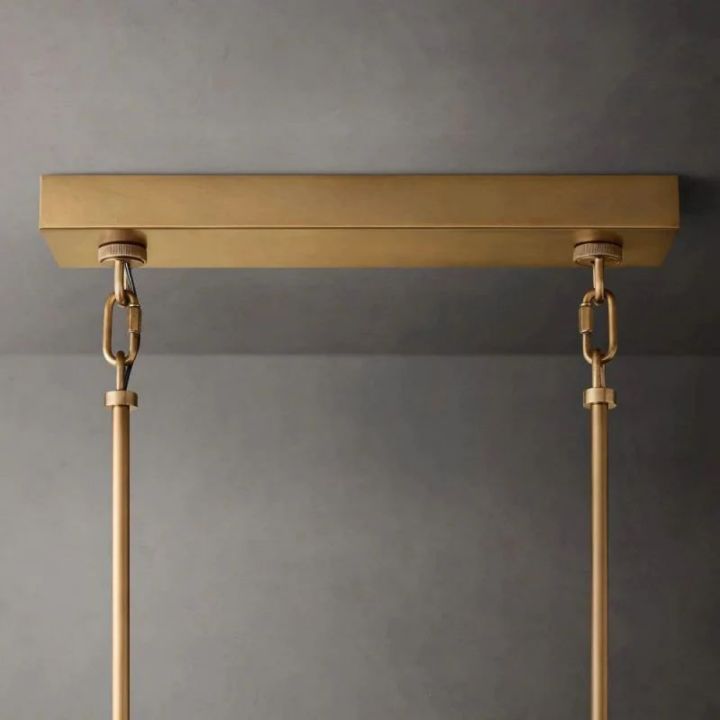 Viraag Smoke Rectangle Chandelier 77", rectangular - view 8
