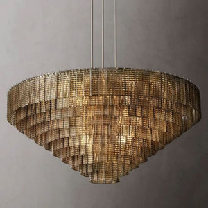 Viraag Smoke Round Chandelier 65" - view 2