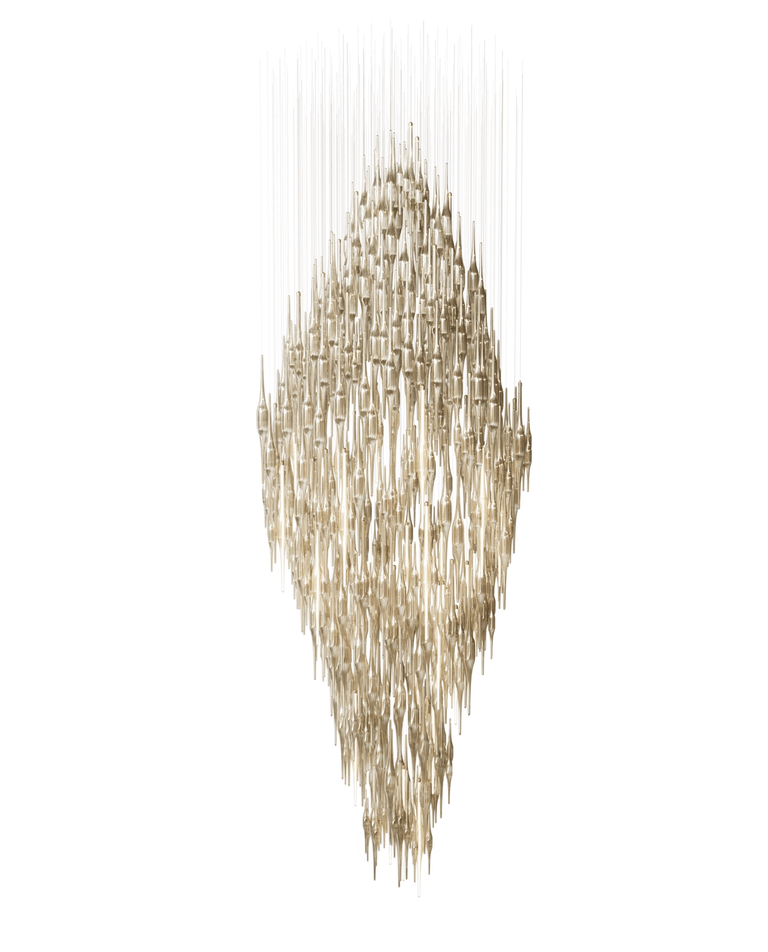 Vitara Meteor Shower Crystal Spiral Chandelier - view 10