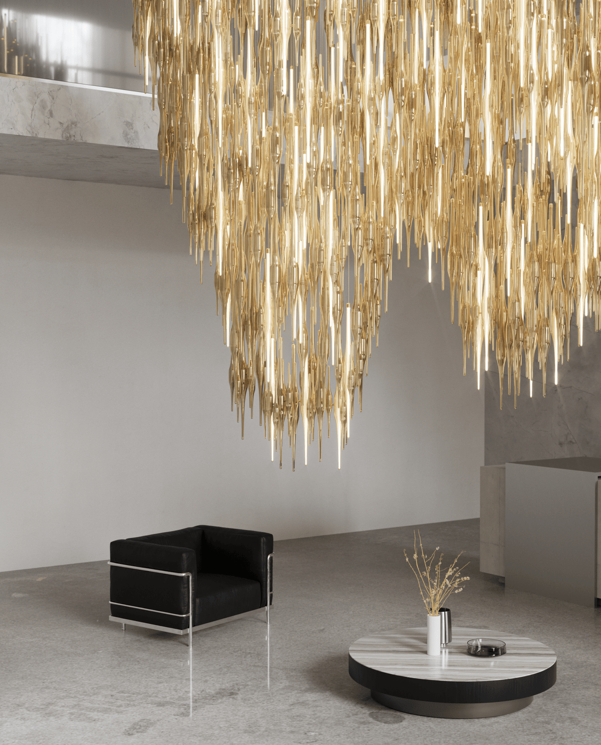Vitara Meteor Shower Crystal Spiral Chandelier - view 3