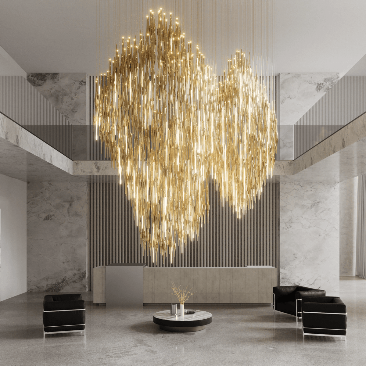 Vitara Meteor Shower Crystal Spiral Chandelier - view 5