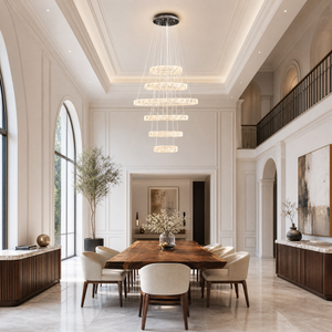 Vortice Crystal Trio Chandelier