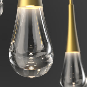 Water  Drop  LED Pendant Light, chandelier - view 9