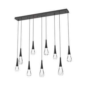Water Drop Rectangle  LED Chandelier, rectangular - view 5
