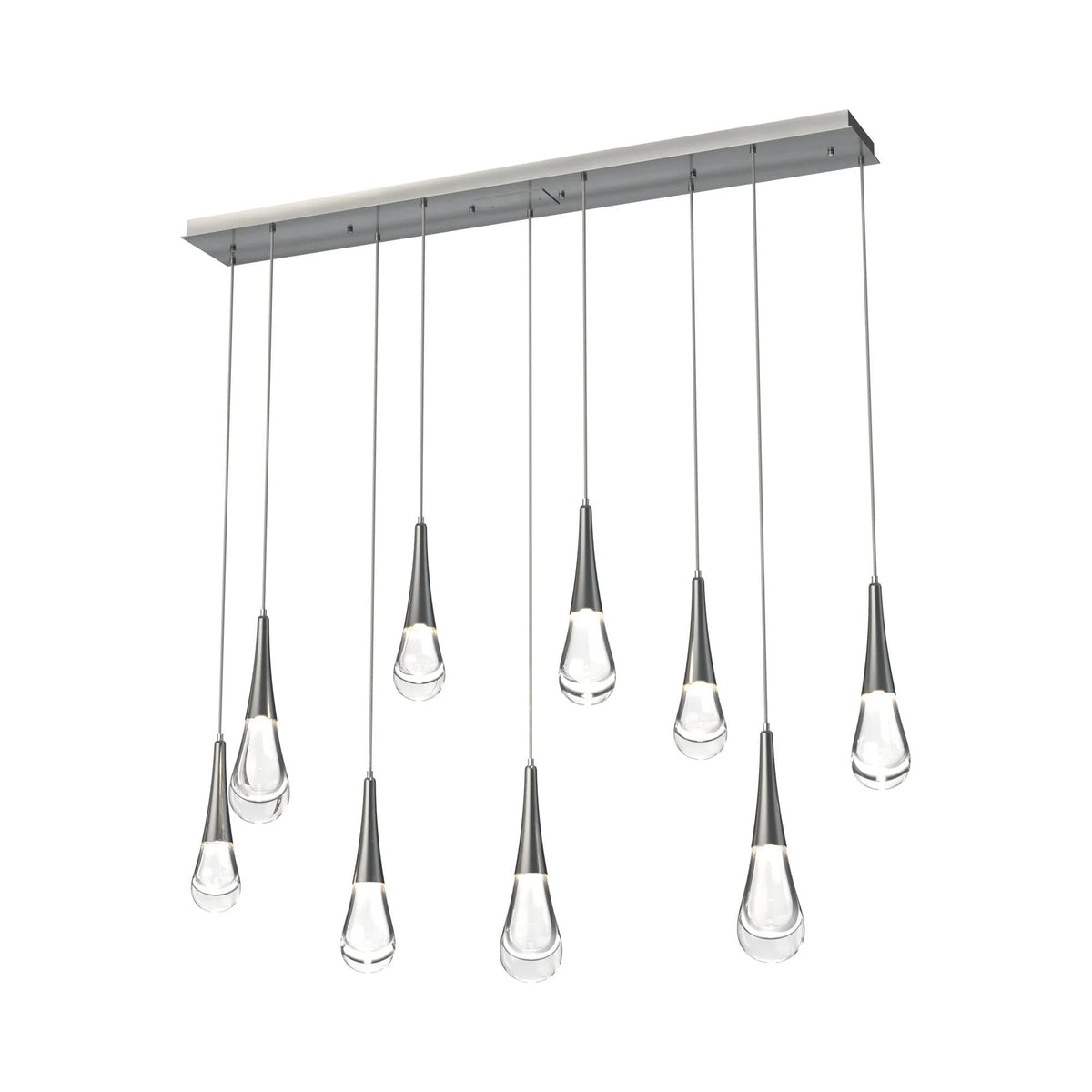 Water Drop Rectangle  LED Chandelier, rectangular - view 6