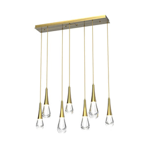 Water Drop Rectangle  LED Chandelier, rectangular