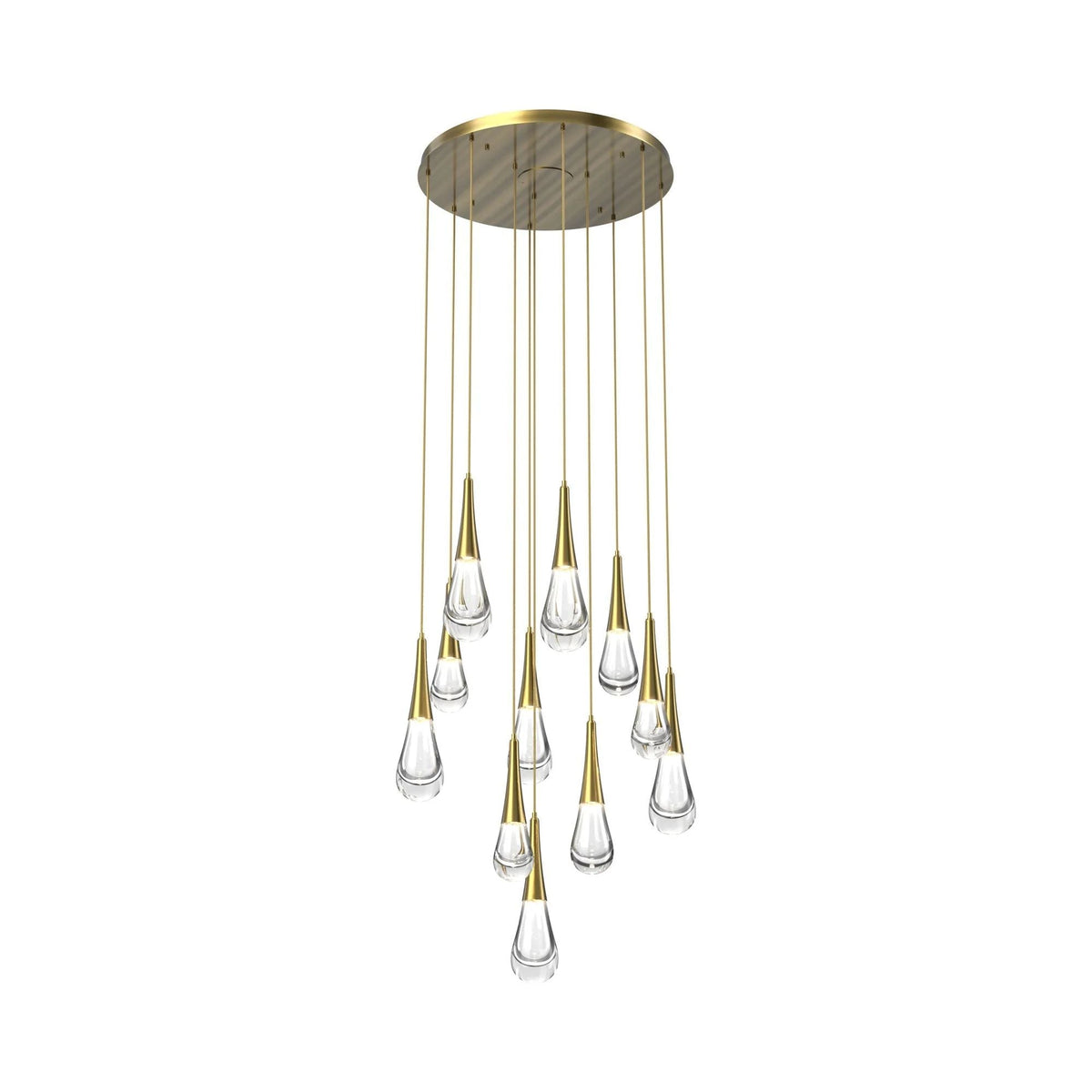 Water Drop Round LED Chandelier - view 5