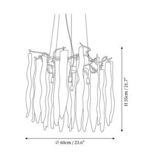 Waterfall Crystal Chandelier - view 15