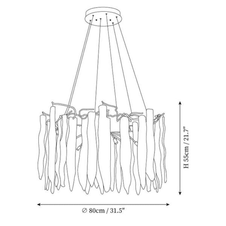 Waterfall Crystal Chandelier - view 16