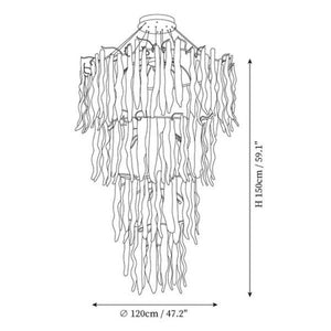 Waterfall Crystal Chandelier - view 18