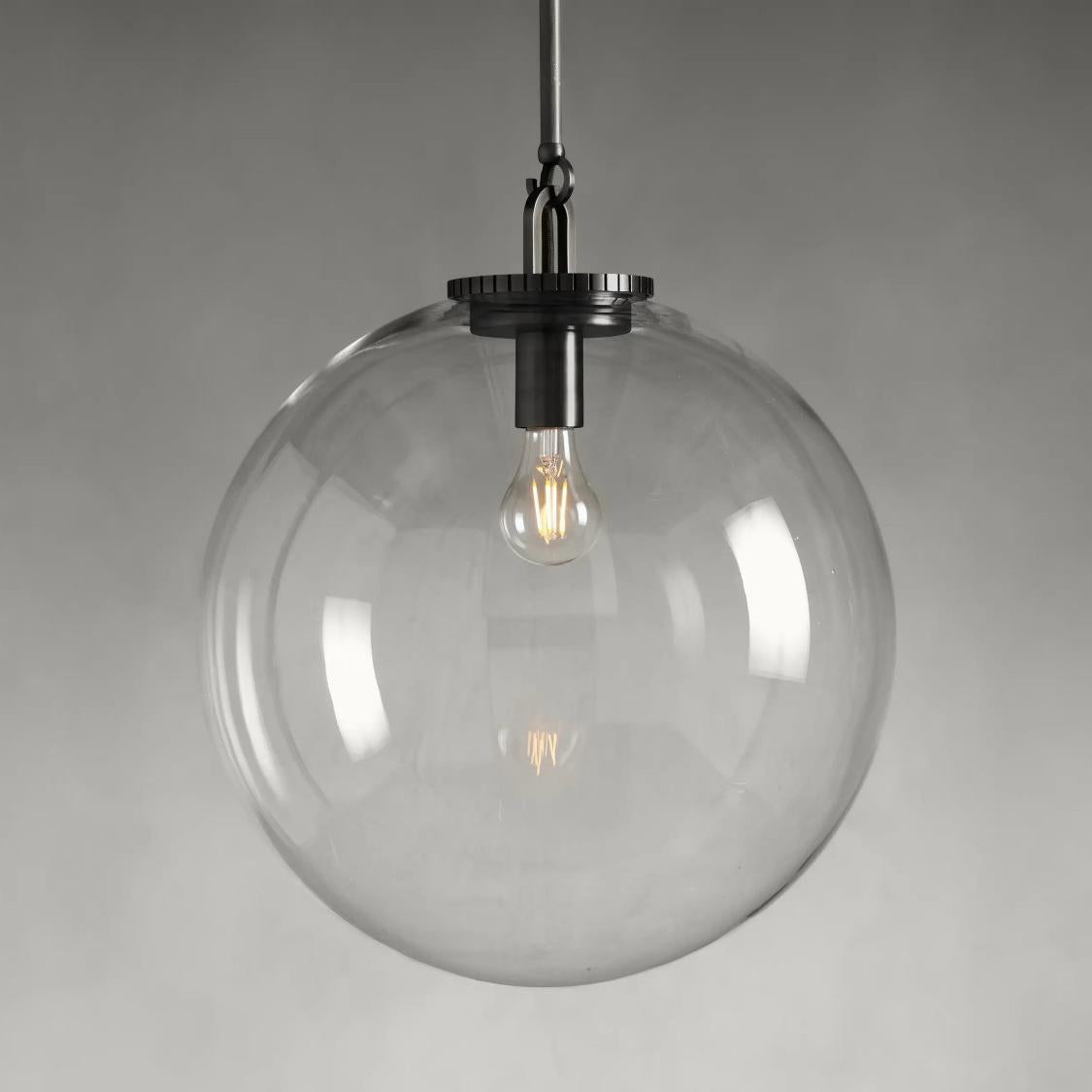 Wescott Globe Pendant with Rod - view 3