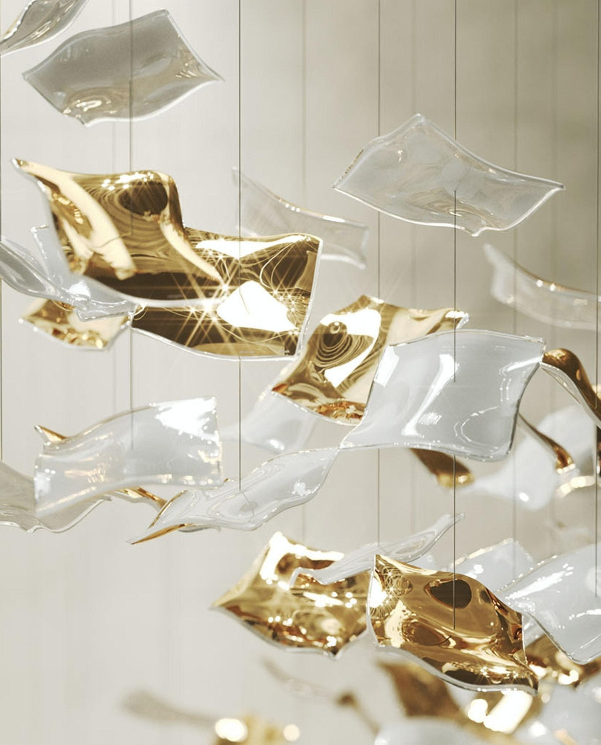 Galaxy Whispering Kerchiefs Meteor Shower Crystal Spiral Chandelier - view 4