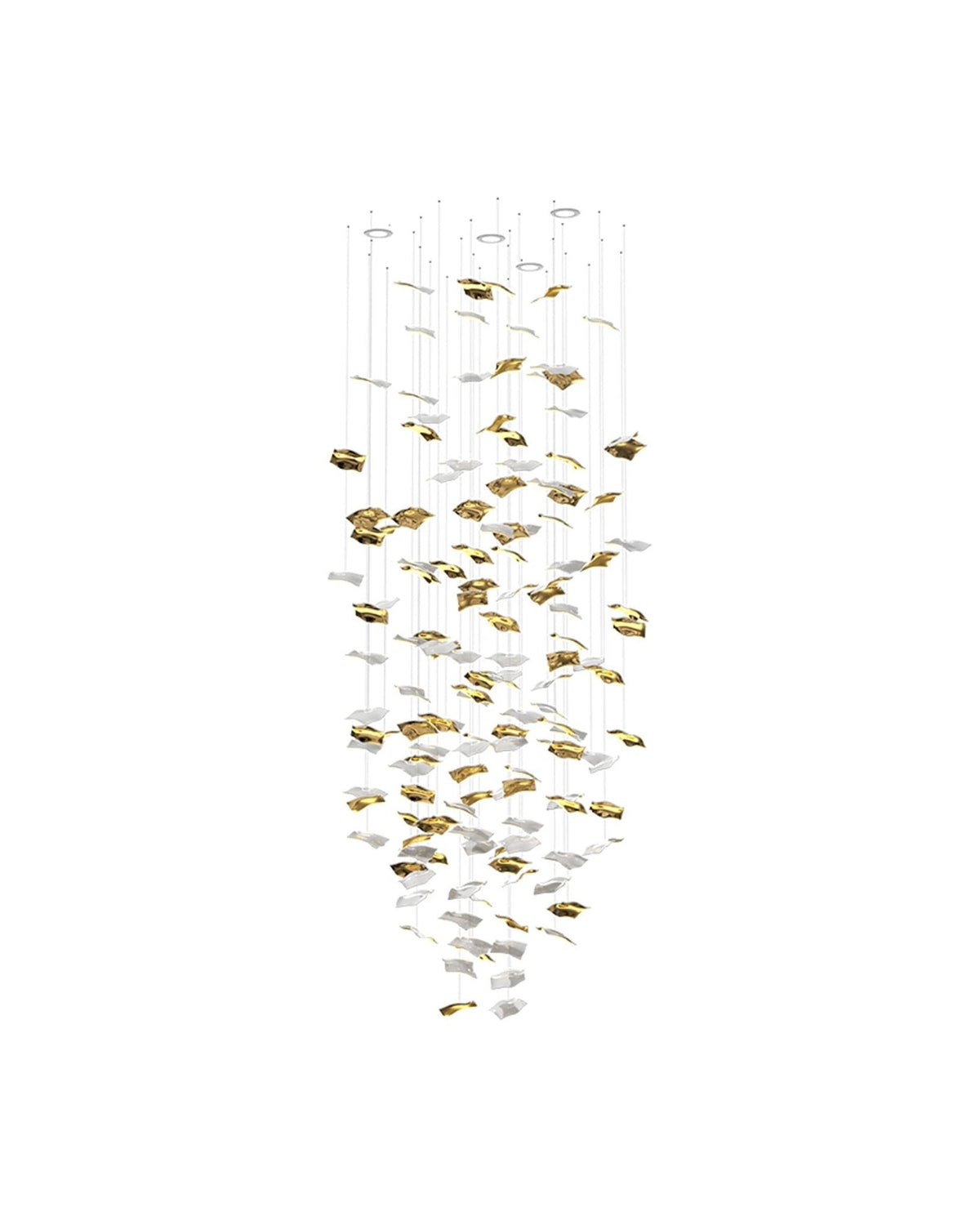 Galaxy Whispering Kerchiefs Meteor Shower Crystal Spiral Chandelier - view 8