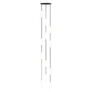 White Long Tube Multi Light Staircase Chandelier - view 15